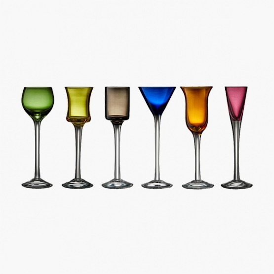 Snapseglas Lyngby p/fod (6 forskellige)