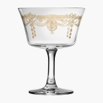 Retro Fizz 1890 Cocktailglas 20 cl - med guldmønster
