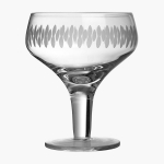 Retro Margarita glas med mønster 28 cl