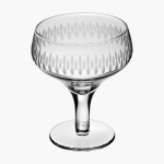 Retro Margarita glas med mønster 28 cl