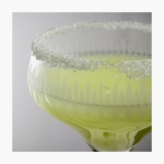 Retro Margarita glas med mønster 28 cl