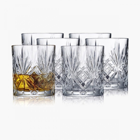 Lyngby Melodia Krystal whisky glas 31 cl (6 stk.)
