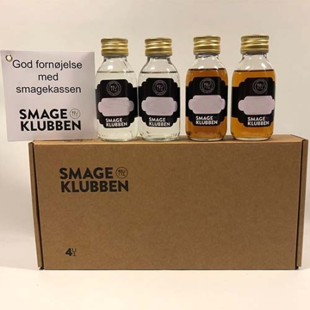 Smagekasse gin rom cognac og whisky