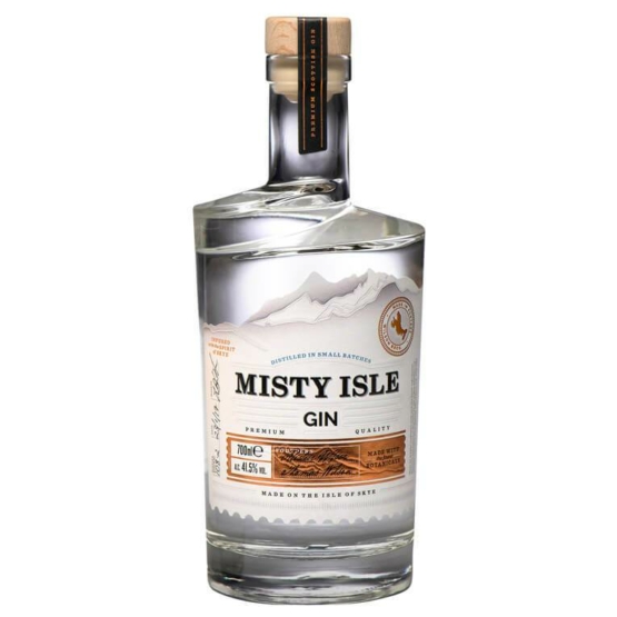isle of skye distillers misty isle gin bottle